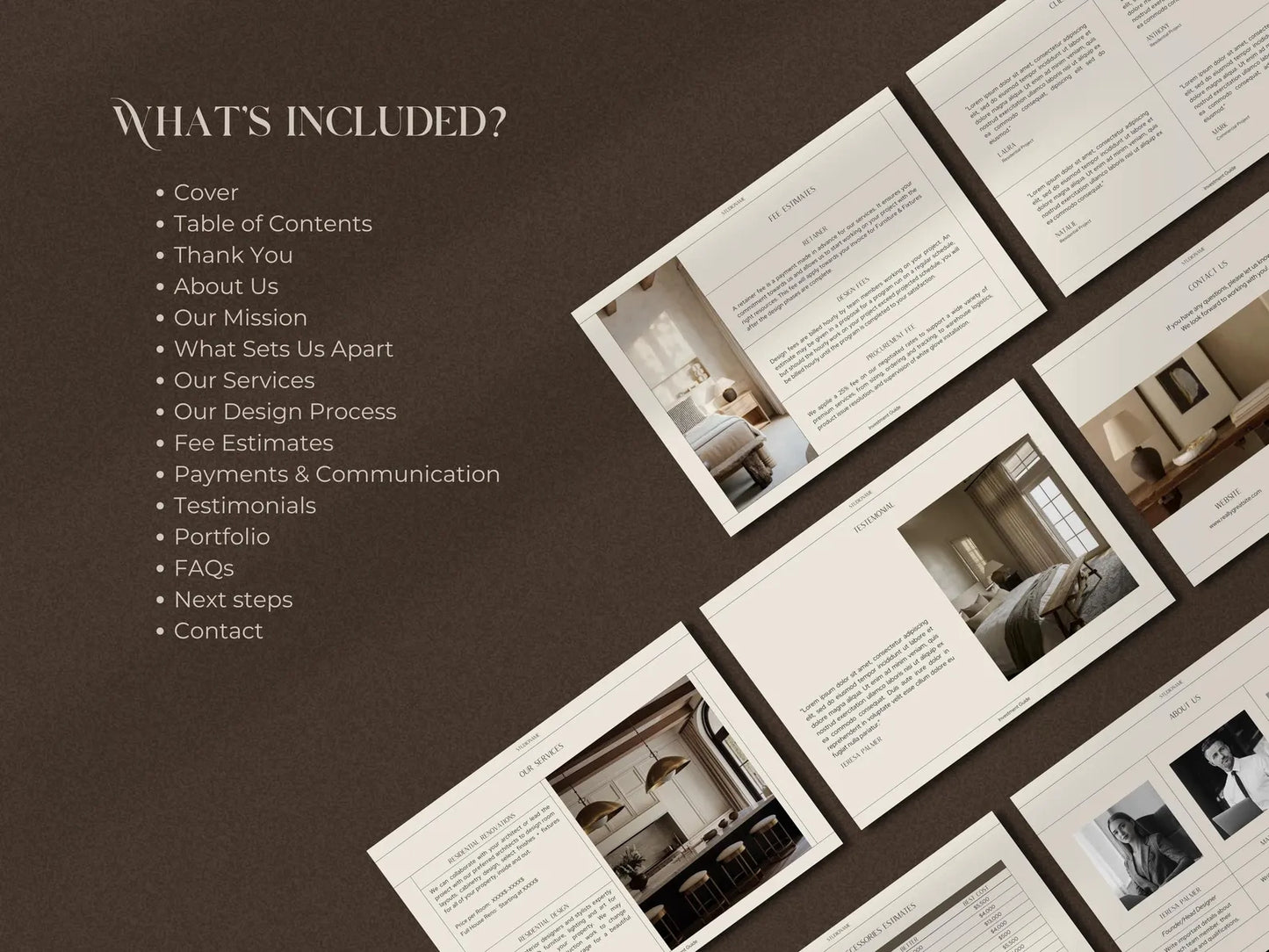 TRIBECA | Investment & Services Guide Template